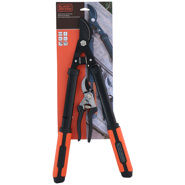 Black + Decker Tool Set Bypass Lopper & Pruner