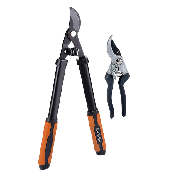 Black + Decker Tool Set Bypass Lopper & Pruner