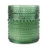 Glass LED Candle Olive | Decorative Soft Lighting