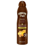 Hawaiian Tropic Island Glow Dry Oil Sunscreen Spray | SPF30