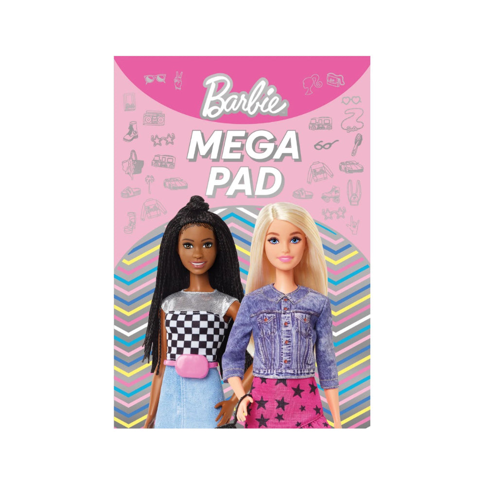Barbie Fashion Mega Pad | Large Format, Pink, Character Artwork