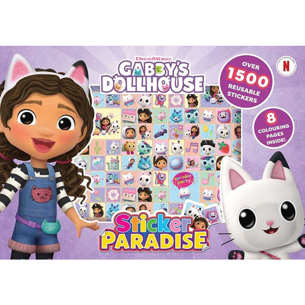 Gabby's Dollhouse Sticker Paradise Activity Book | Sticker Book