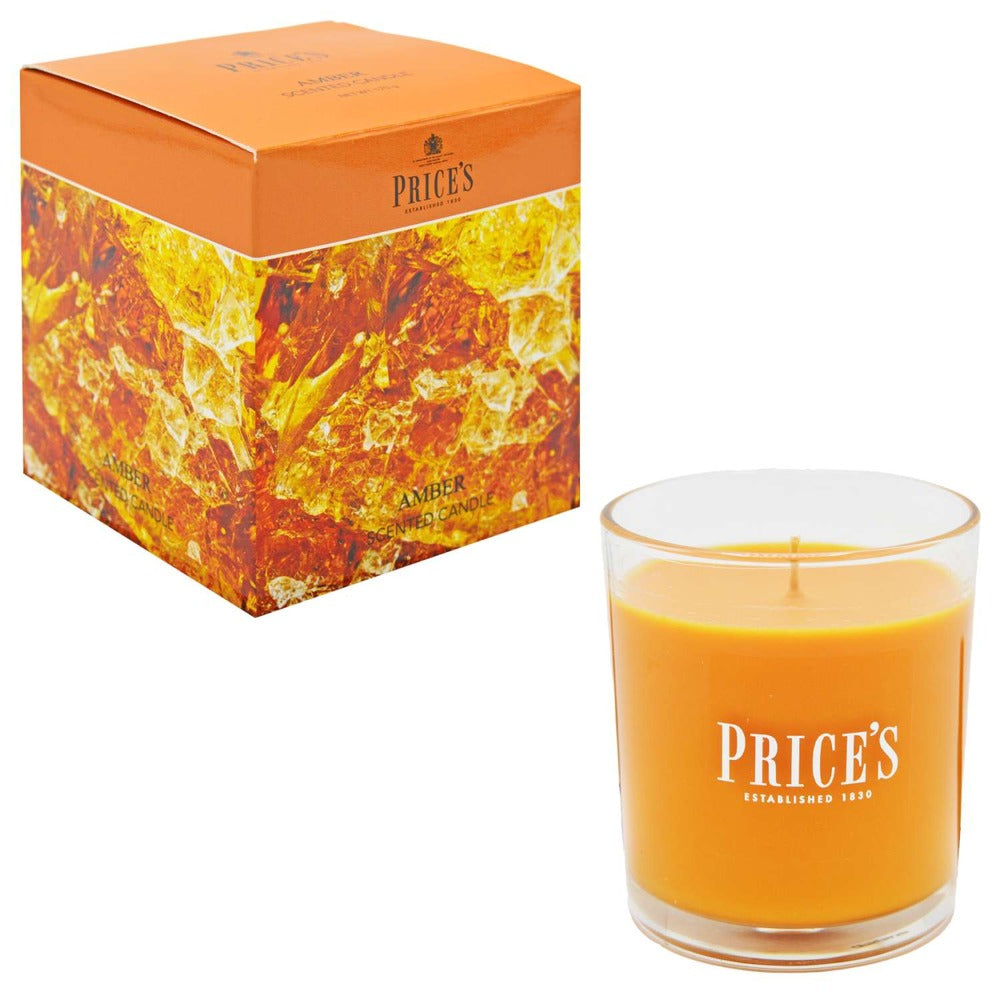 Price's Amber Candle for Autumn & Winter | 170g Jar Candle