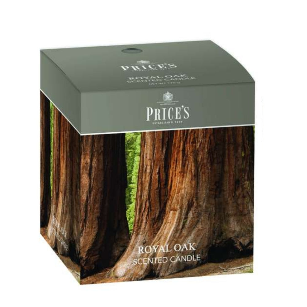 Prices Candles Royal Oak Scented Candle | Glass Holder