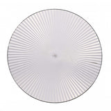Urban Living Linea Plastic Plate with Radial Pattern | 20cm