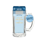 Grandads Glass Tankard & Sock Gift Set | Gold Message