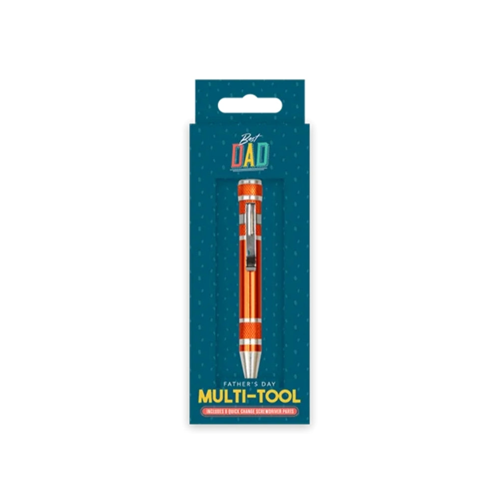 Father's Day 8-in-1 Multi-Tool Pen | Quick-Change Screwdriver & Gift Box