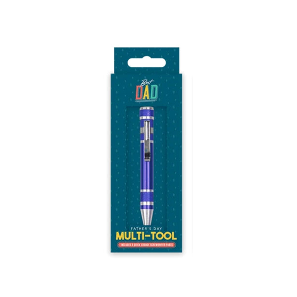 Father's Day 8-in-1 Multi-Tool Pen | Quick-Change Screwdriver & Gift Box
