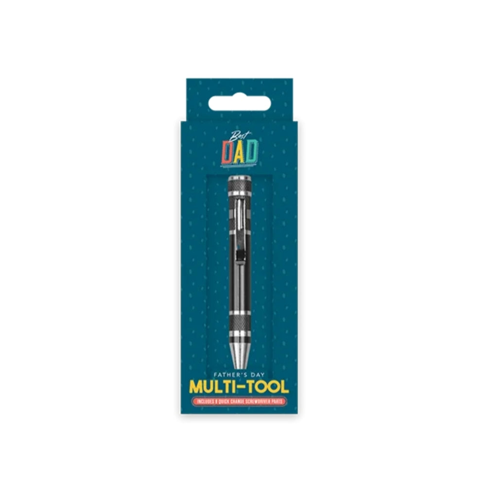 Father's Day 8-in-1 Multi-Tool Pen | Quick-Change Screwdriver & Gift Box