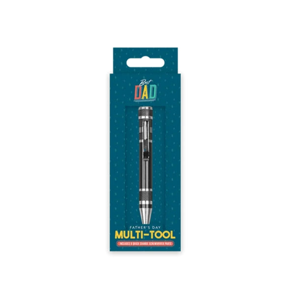 Father's Day 8-in-1 Multi-Tool Pen | Quick-Change Screwdriver & Gift Box