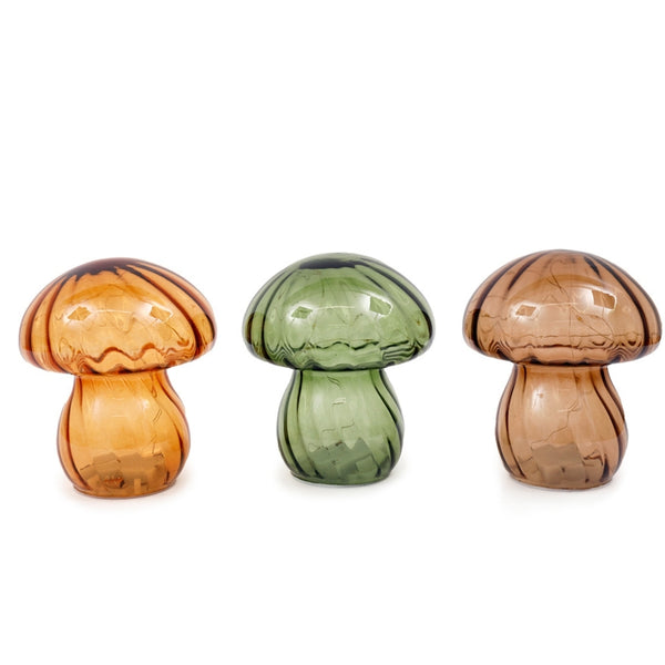 SIL Mushroom Glass LED Light | 13.5x16cm