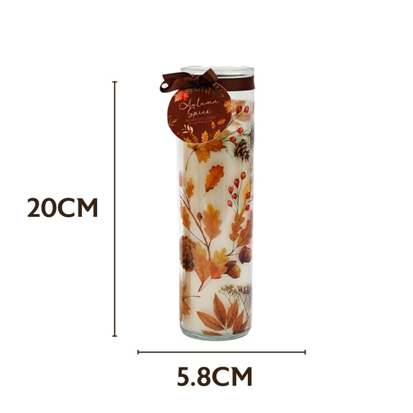 SIL Autumn Spice Tube Candle | 5.8x20cm