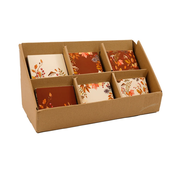 SIL Autumn Print Coaster | 10x10cm