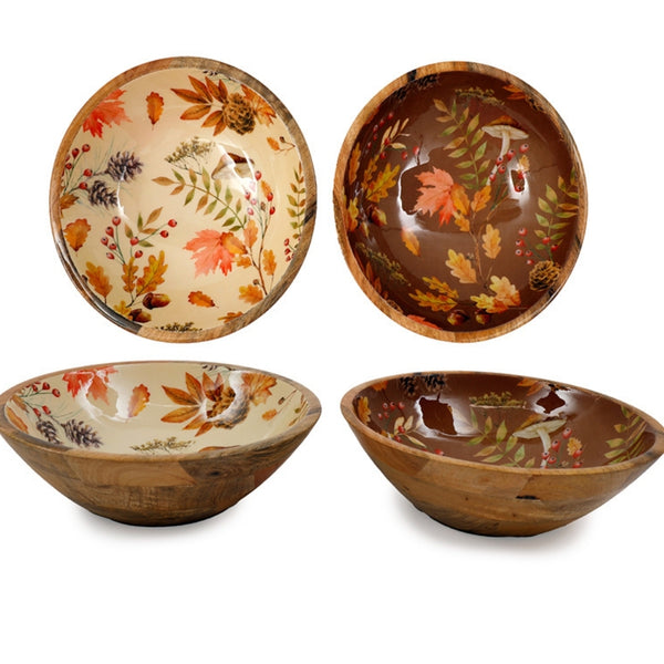 sil autumn enamelled bowl  25cm