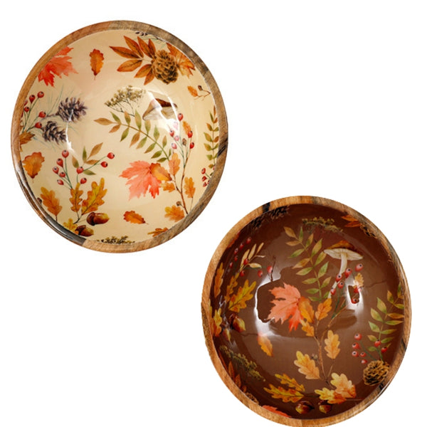 sil autumn enamelled bowl  25cm