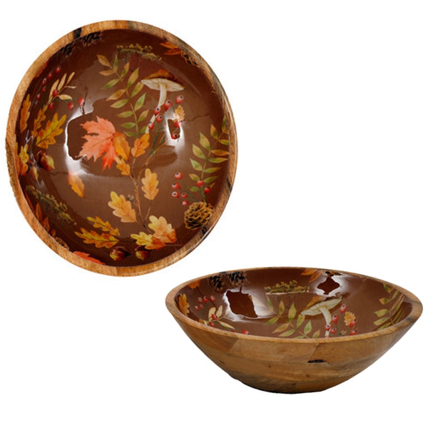 sil autumn enamelled bowl  25cm