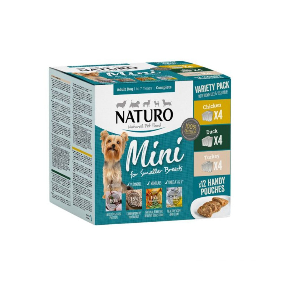 Naturo Adult Mini Poultry Wet Dog Food Pouch | Assorted Flavours
