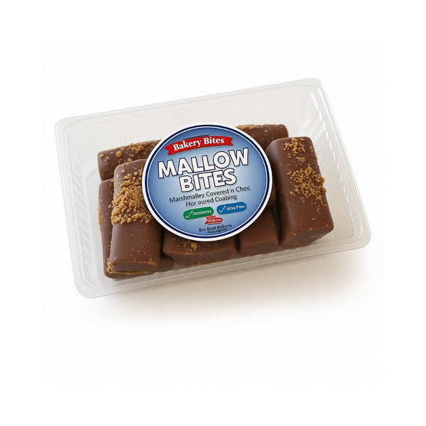 Bakery Bites Chocolate Marshmallow Bites | 100g, Bite-Sized, Crumb Topping