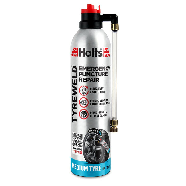 Holts Tyreweld Emergency Puncture Repair | Instant, Tool-Free Tire Sealant | 400ml