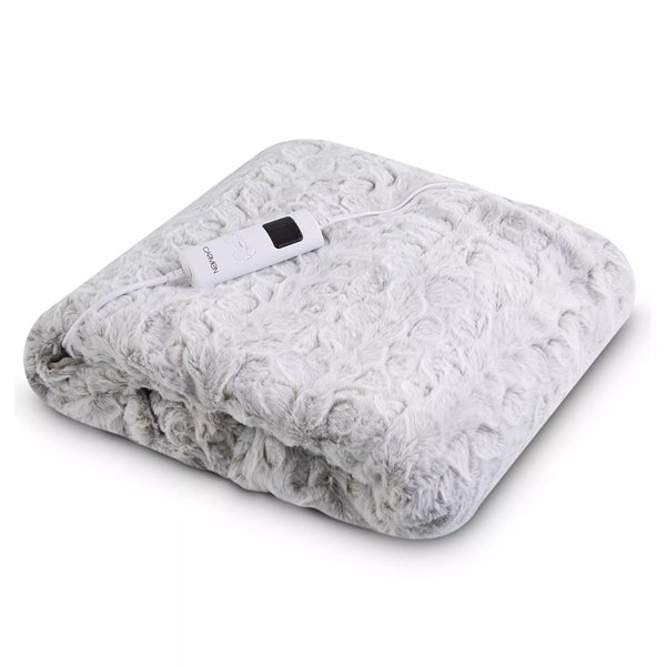 Carmen Animal Skin Electric Heated Blanket | Ultra Plush, Wired Control