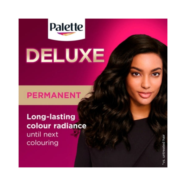 Palette Deluxe Permanent Hair Colour | 3-0 Dark Brown, 100% Grey Coverage