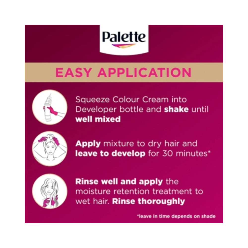 Palette Deluxe Permanent Hair Colour | 4-0 Dark Brown, 100% Grey Coverage