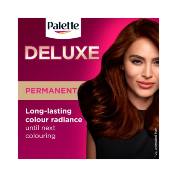 Palette Deluxe Permanent Hair Colour | 5-68 Golden Chestnut, 100% Grey Coverage
