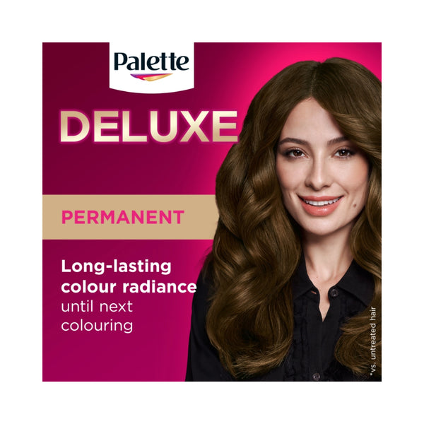 Palette Deluxe Light Brown Permanent Hair Colour | 6-0, 100% Grey Coverage
