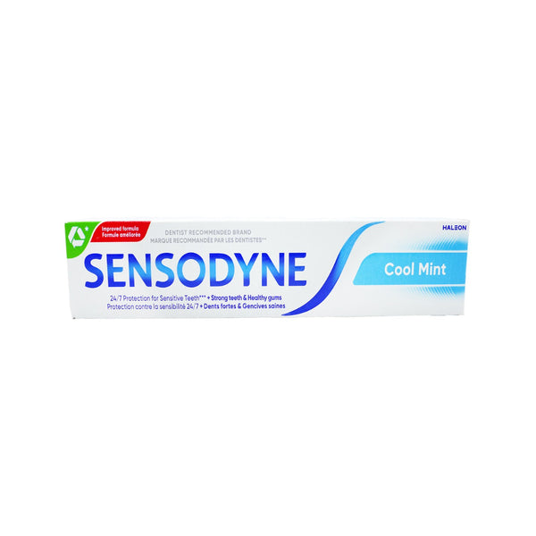 Sensodyne Cool Mint Sensitivity Relief Toothpaste | 75ml, Dentist Recommended