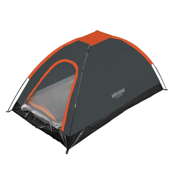 Milestone Charcoal 2 Man Dome Tent 