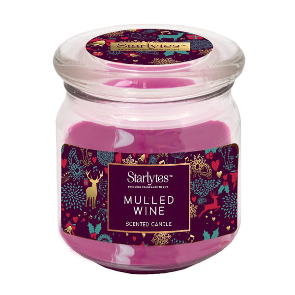 Starlytes Christmas Candle Jar | Mulled Wine 8oz 