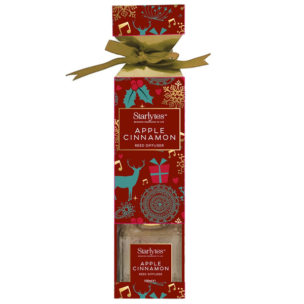 Starlytes Christmas Reed Diffuser | Apple Cinnamon Scent 100ml