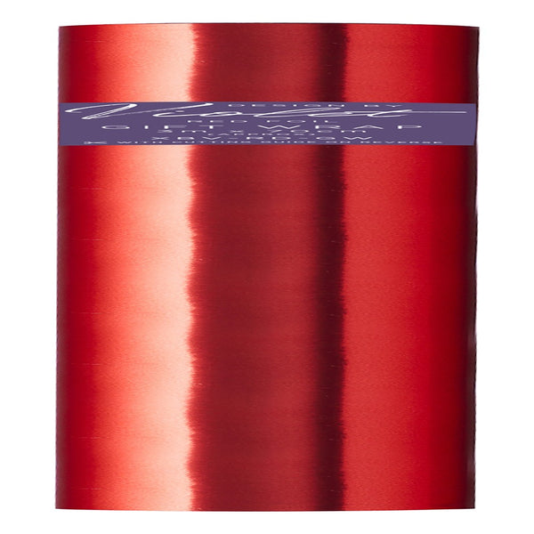 Christmas Red Foil Gift Wrap | 3 m, Glossy Red Gradient Finish