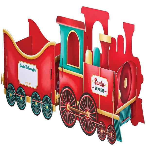 Christmas Large Santa Train Gift Box | Assorted Colours, Two Detachable Cars