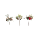Christmas Metallic Star / Berry Pick In D.Red | 3 Assorted Options