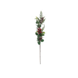 Christmas Berry Cone Spray W/Snow 73cm | Assorted Designs