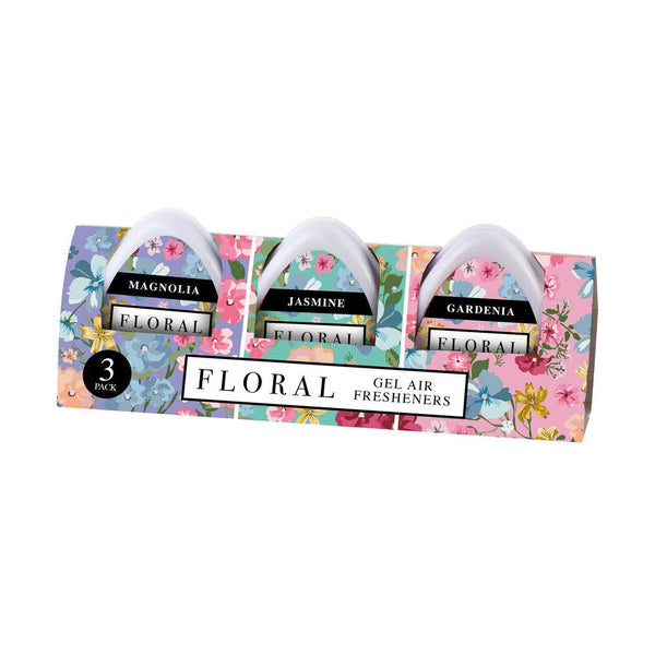 Floral Gel Air Freshener Mini | Pack of 3
