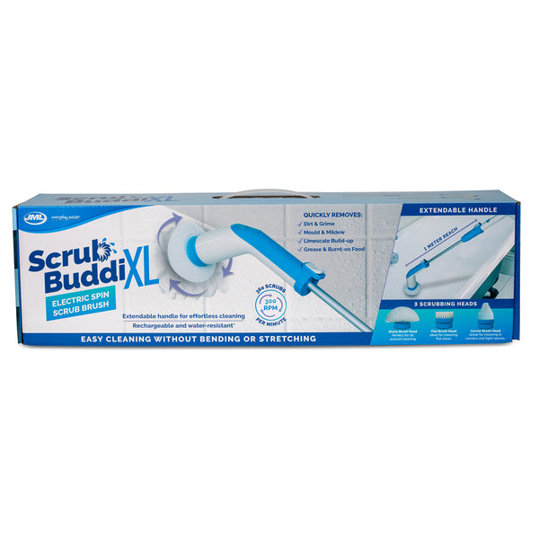 JML Scrub Buddi XL Electric Spin Scrub Brush | Extendable Handle