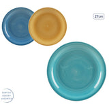Dinner Plate 27cm Assorted Colours | Durable Everyday Use