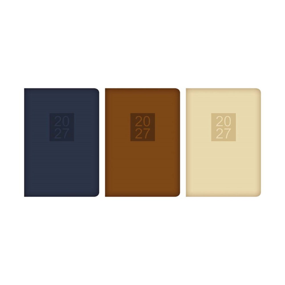 A5 Chino Embossed Diary | Week to View Layout, Embossed Cover
