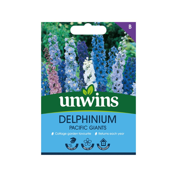 Delphinium Pacific Giants Flower Seeds