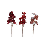 Decoris Lifelike Velvet Flower Spray Stem | 60cm, Assorted Colours