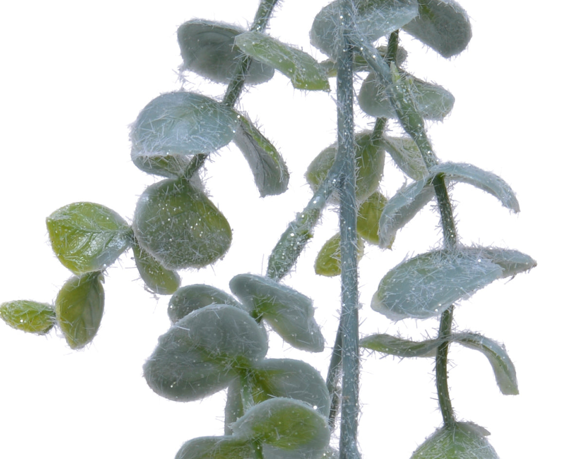 Christmas Frosted Eucalyptus Garland 180cm | Lifelike Dusty Green, Flexible Stems