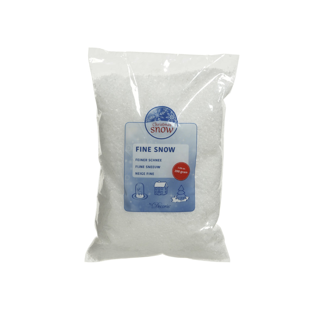 Christmas Snowflake Bag | 200g Fine Artificial Snow for Decorating