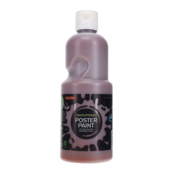 World of Colour Non-Toxic Brown Poster Paint | 500ml
