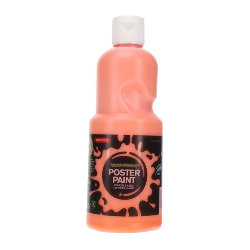 World of Colour Non-Toxic Orange Poster Paint | 500ml