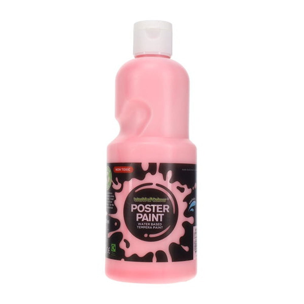 World of Colour Vibrant Pink Poster Paint | 500ml
