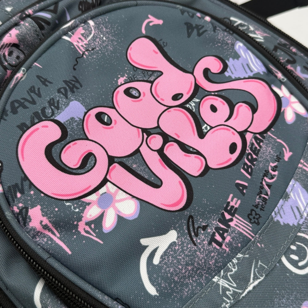 St. Right Good Vibes Backpack - 17 Inch - Durable Fabric