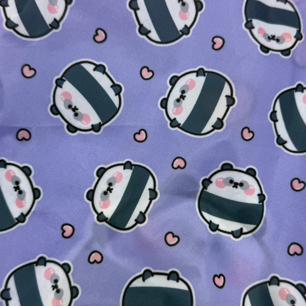 St. Right Happy Panda Shoe Bag | Durable Fabric, Compact Size