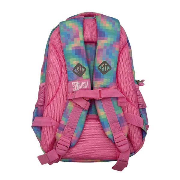 St. Right Pastel Pixels Backpack | 15" | Multicolor